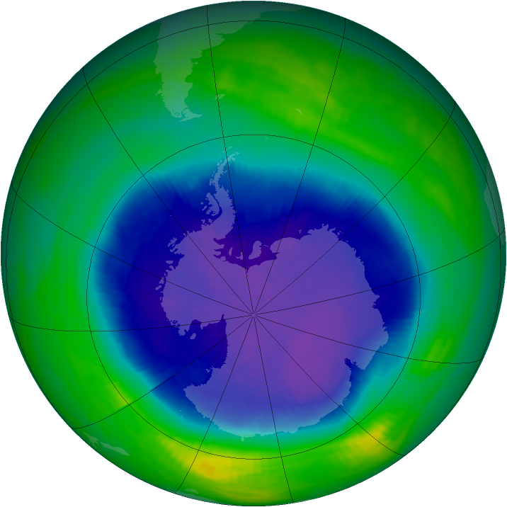 Ozone Map 1989-09-30
